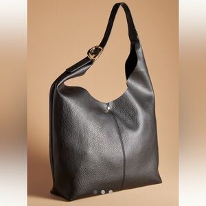 Anthropologie Love Knot Slouchy Buckle Bag